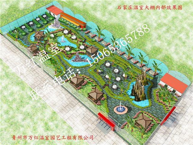 石家莊溫室大棚內(nèi)部圖