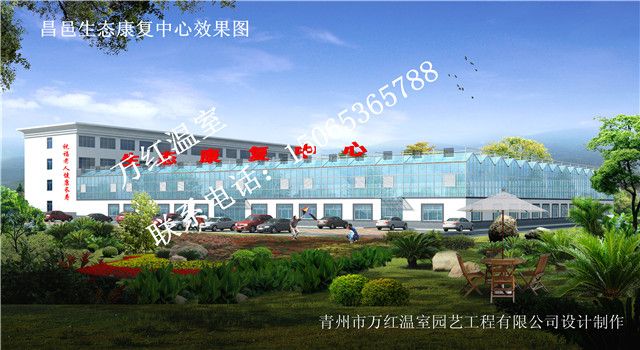 昌邑生態(tài)康復(fù)中心效果圖