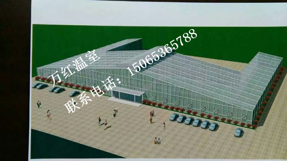 玻璃溫室生態(tài)園區(qū)效果圖