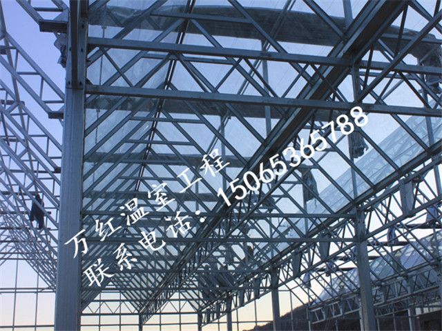 溫室大棚頂部結(jié)構(gòu)一角